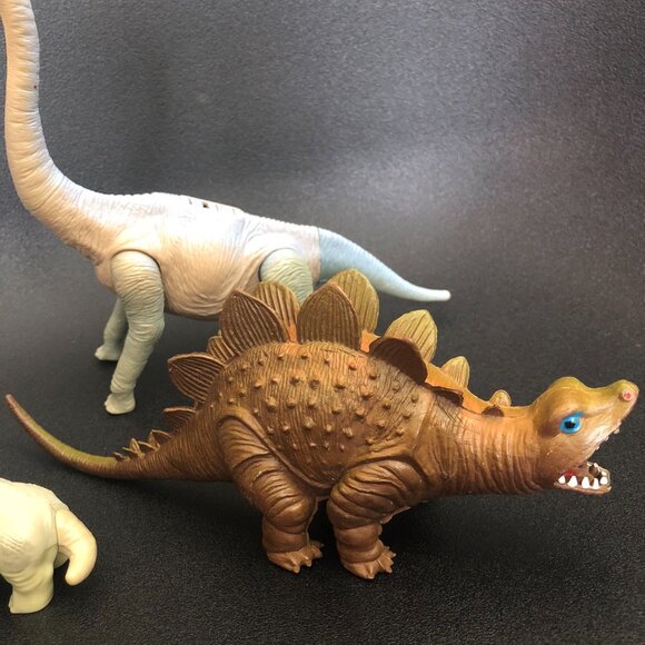 Lot 3 Vintage Disney Dinosaurs Happy Meal Toy Figure McDonalds 2000 Mamenchisaur - Picture 3 of 6